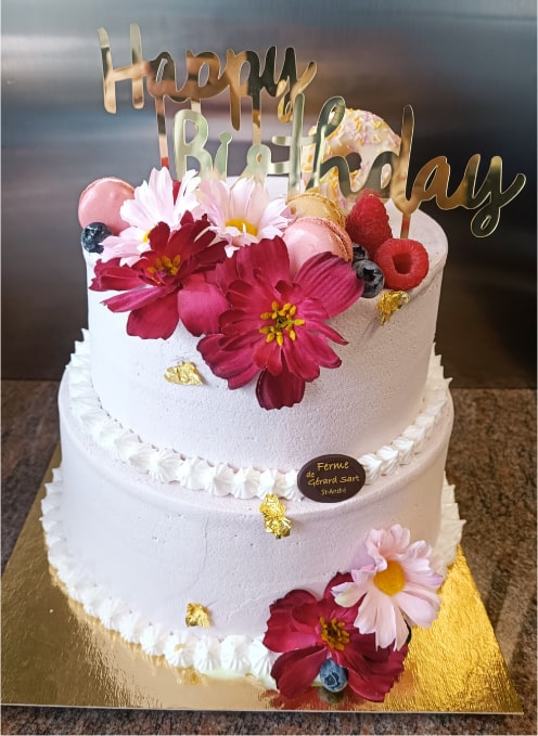 Gateau Pièce montée rose