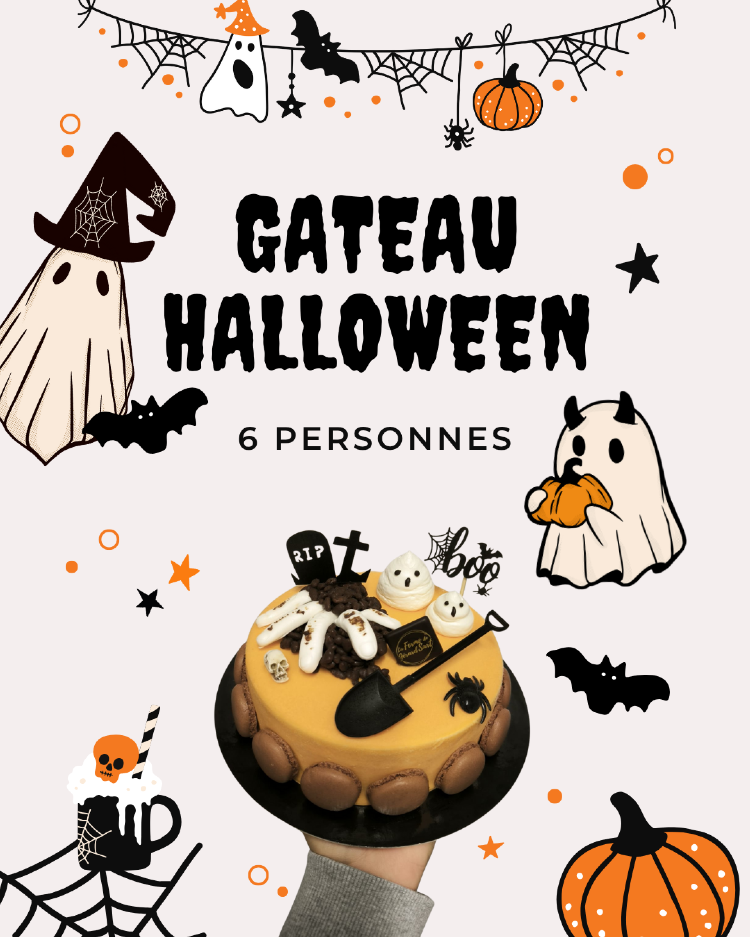 Gâteau Halloween